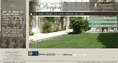 Desktop Screenshot of hoteldudonjon.com